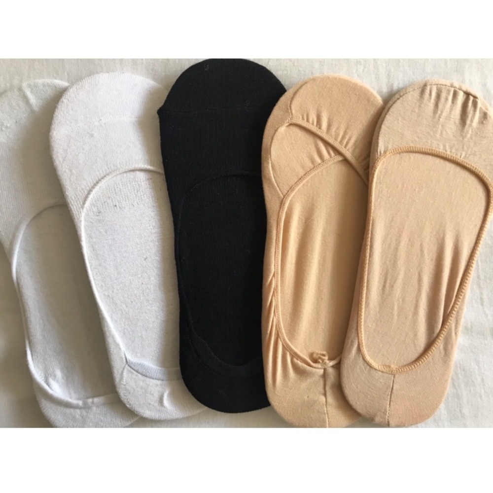 Five pairs of socks